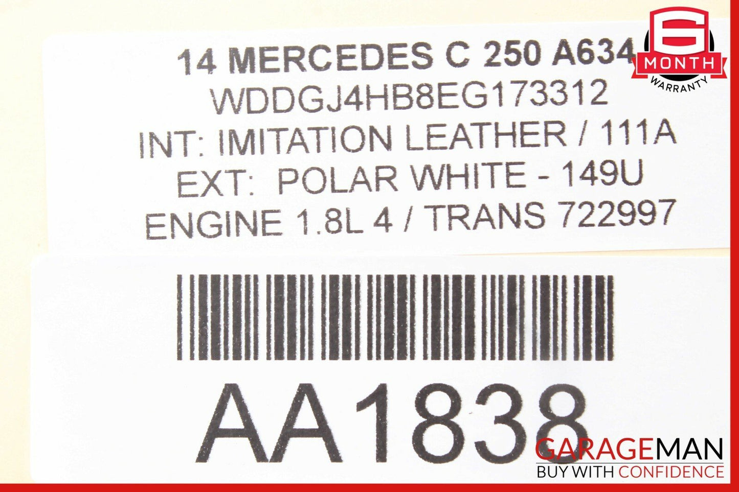 08-14 Mercedes W204 C250 Front & Rear Right Side Door Sound Audio Speakers OEM