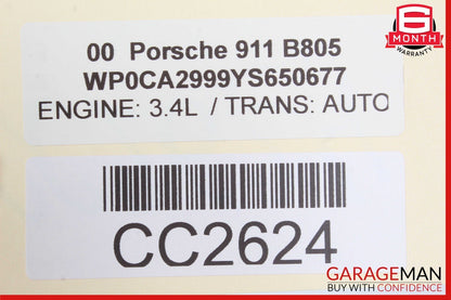 99-05 Porsche Carrera 911 996 Rear Right Side Top Upper Seat Cushion Gray OEM