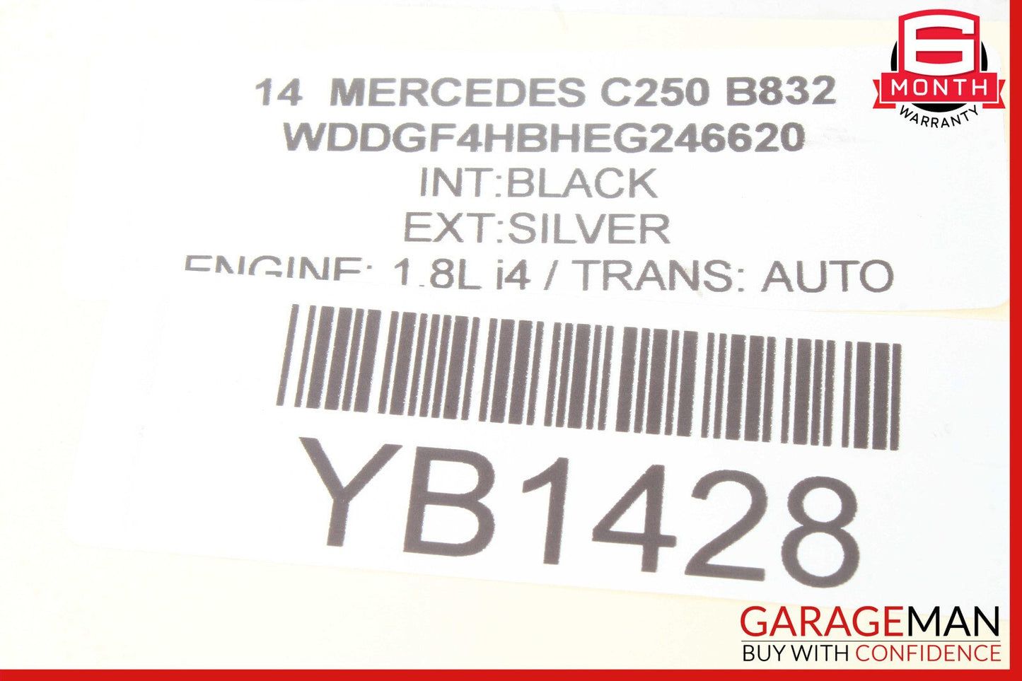 08-14 Mercedes W204 C250 Rear Left Spindle Knuckle Hub Bearing w/ Brake Rotor