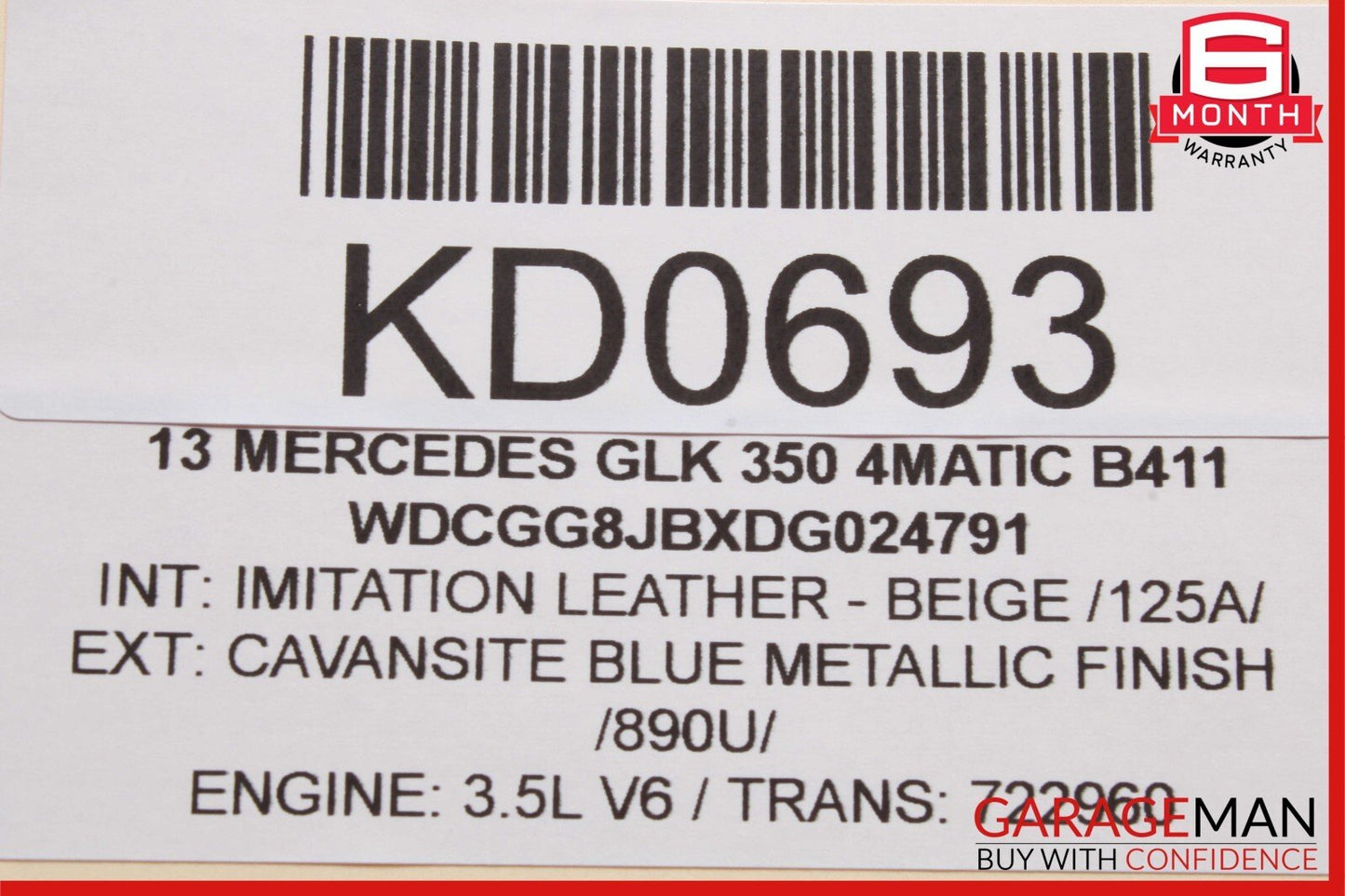 08-18 Mercedes GLK350 E550 CLS550 C300 Rear Right Side Door Control Module Unit