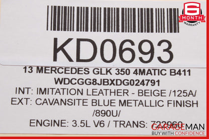 08-18 Mercedes GLK350 E550 CLS550 C300 Rear Right Side Door Control Module Unit