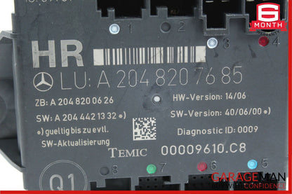 08-14 Mercedes W204 C300 C350 Sedan Rear Right Side Door Control Module Unit OEM