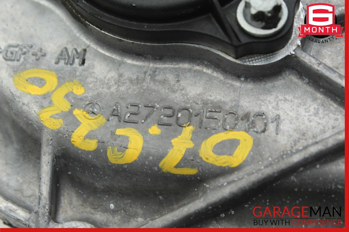 06-10 Mercedes W204 C230 S550 E350 Front Right Engine Timing Chain Cover Plate