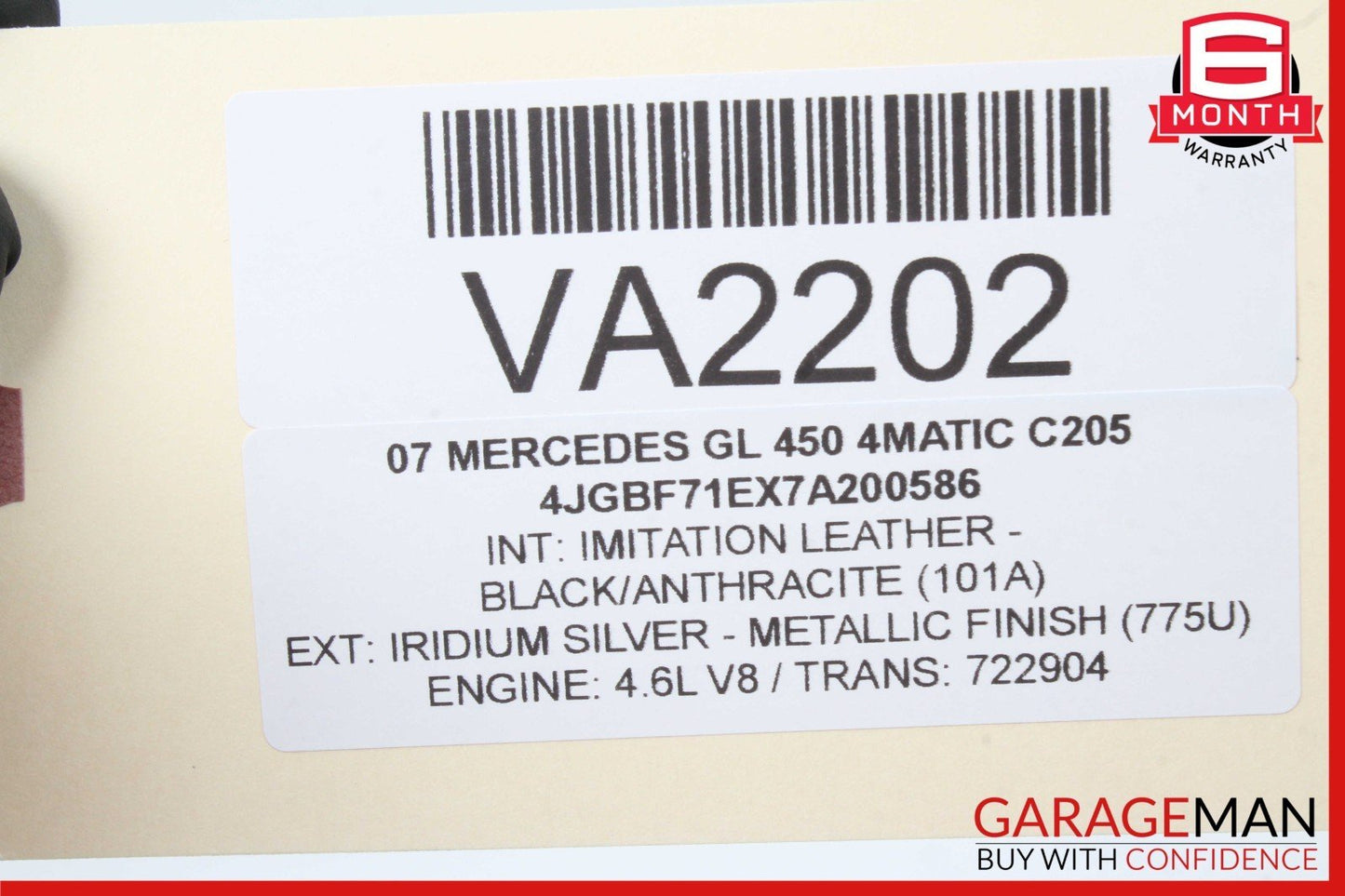 06-12 Mercedes X164 GL450 4MATIC Communication Control Module 2198200926 OEM