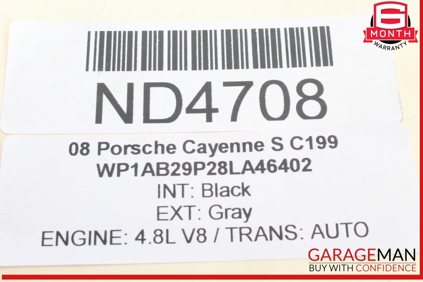 03-10 Porsche Cayenne S 955 957 Rear Left / Right Side Upper Forward Control Arm