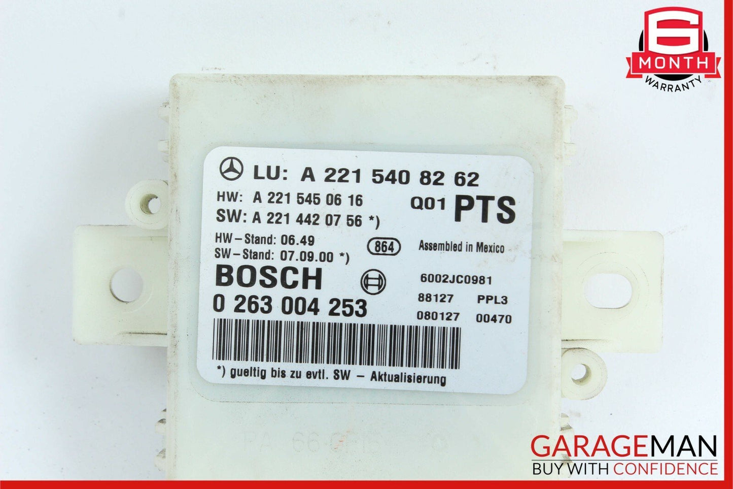 07-13 Mercedes W216 CL550 S550 Park Assist Parktronic Control Module Unit OEM