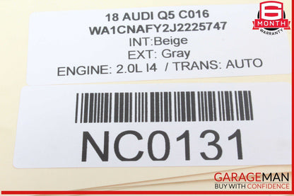 18-20 Audi Q5 Front Left Fuse Junction Relay Box Module Unit 80A971845A OEM