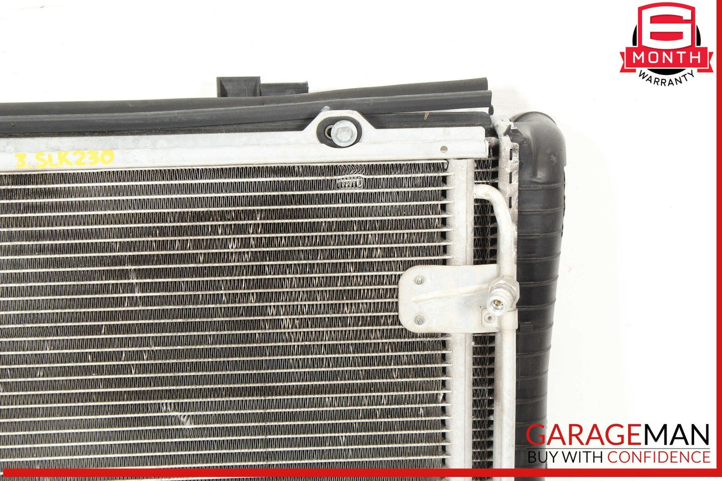 97-04 Mercedes R170 SLK230 C280 Engine Cooling Radiator AC Air A/C Condenser OEM