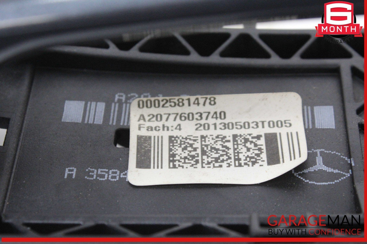 14-17 Mercedes W207 E350 Front Left Driver Side Exterior Door Handle Gray OEM