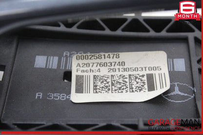 14-17 Mercedes W207 E350 Front Left Driver Side Exterior Door Handle Gray OEM