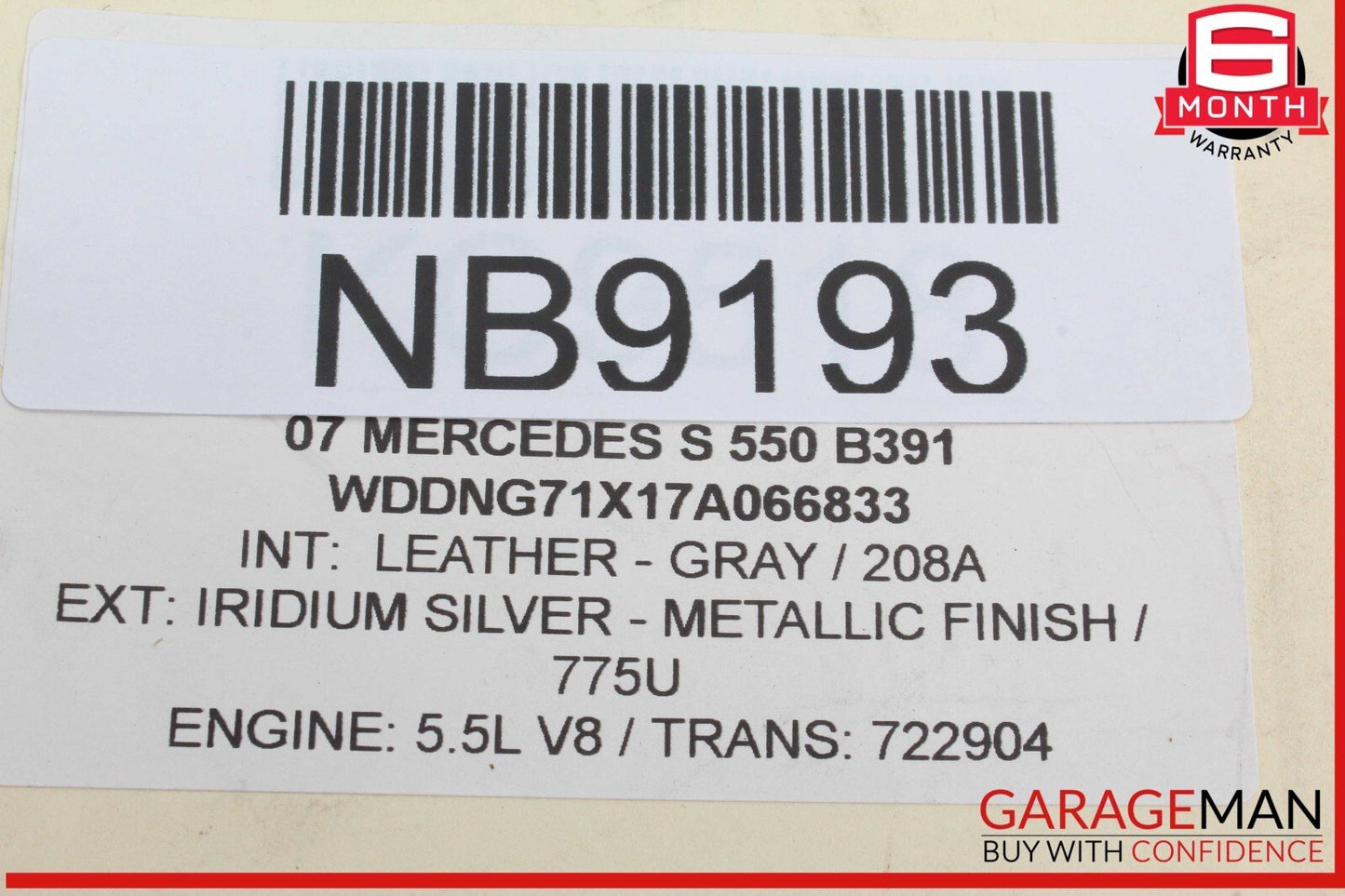 07-13 Mercedes W221 S550 S350 Center Dash Air AC A/C Heater Vent 2218300954 OEM