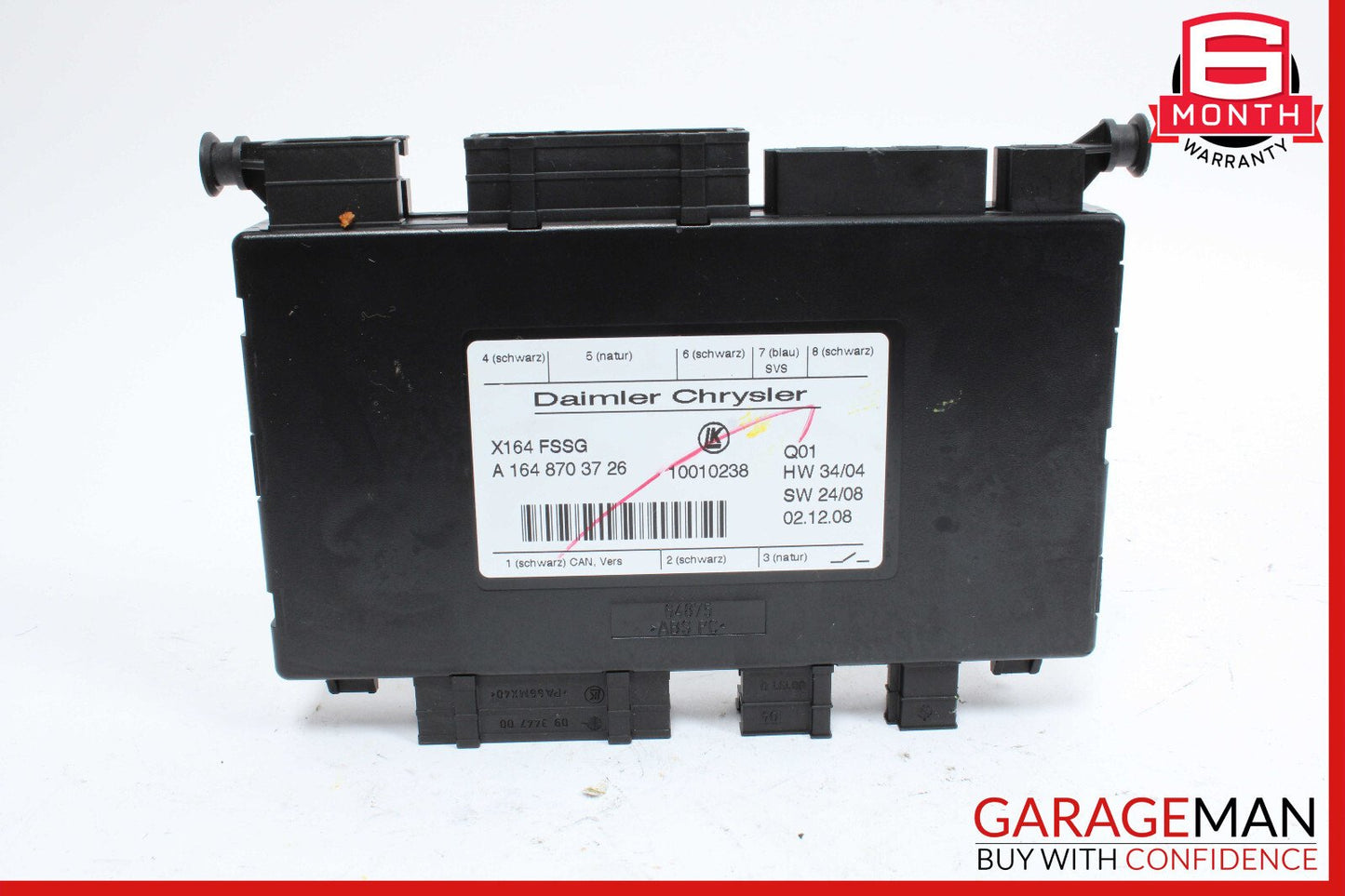 07-12 Mercedes X164 GL450 GL350 Third Seat Row Power Folding Control Module OEM