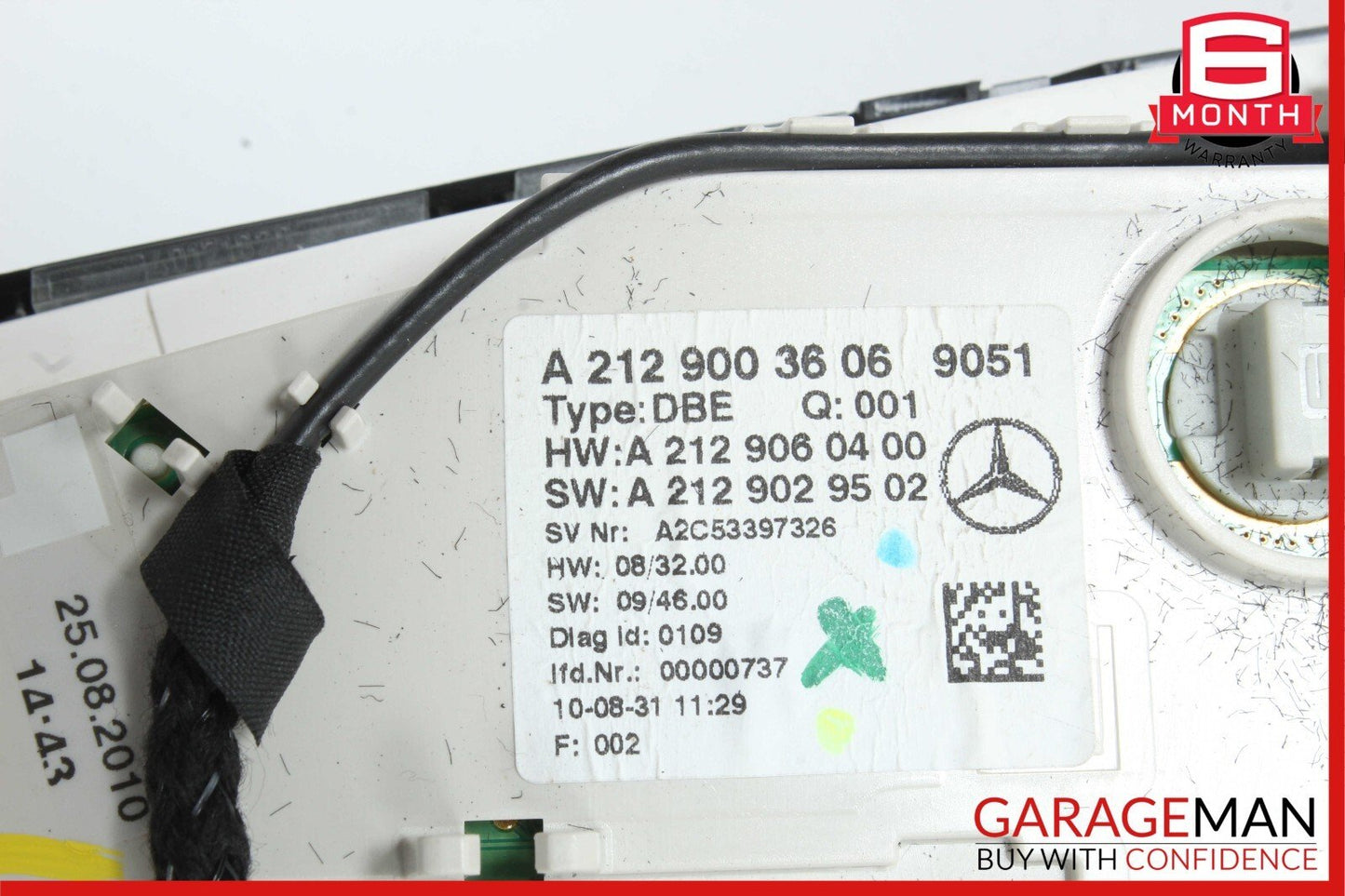 Mercedes-Benz CLS400 Overhead Dome Light Lamp E-Class E Class Mercedes Benz MB OEM Original
