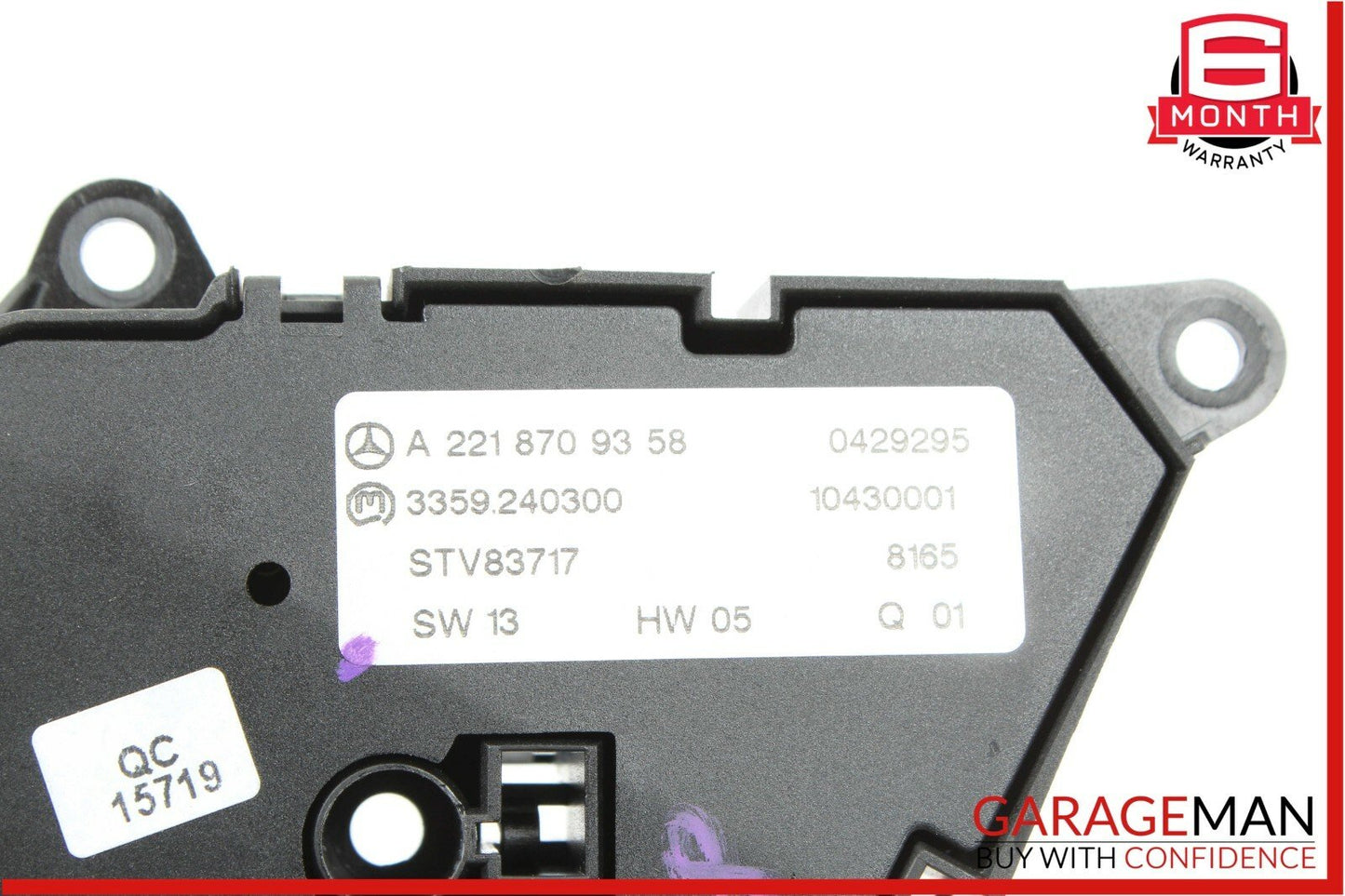 07-13 Mercedes W221 S400 S550 CL600 Front Right Side Seat Control Switch Set OEM