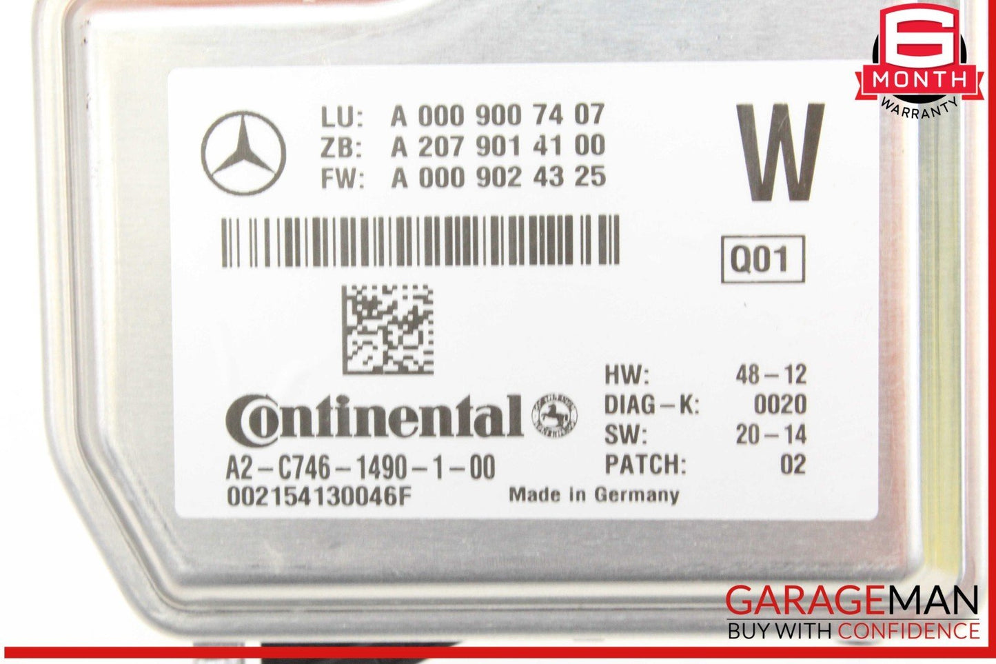 14-19 Mercedes W212 E400 GLE400 Front Windshield Lane Assist Camera OEM