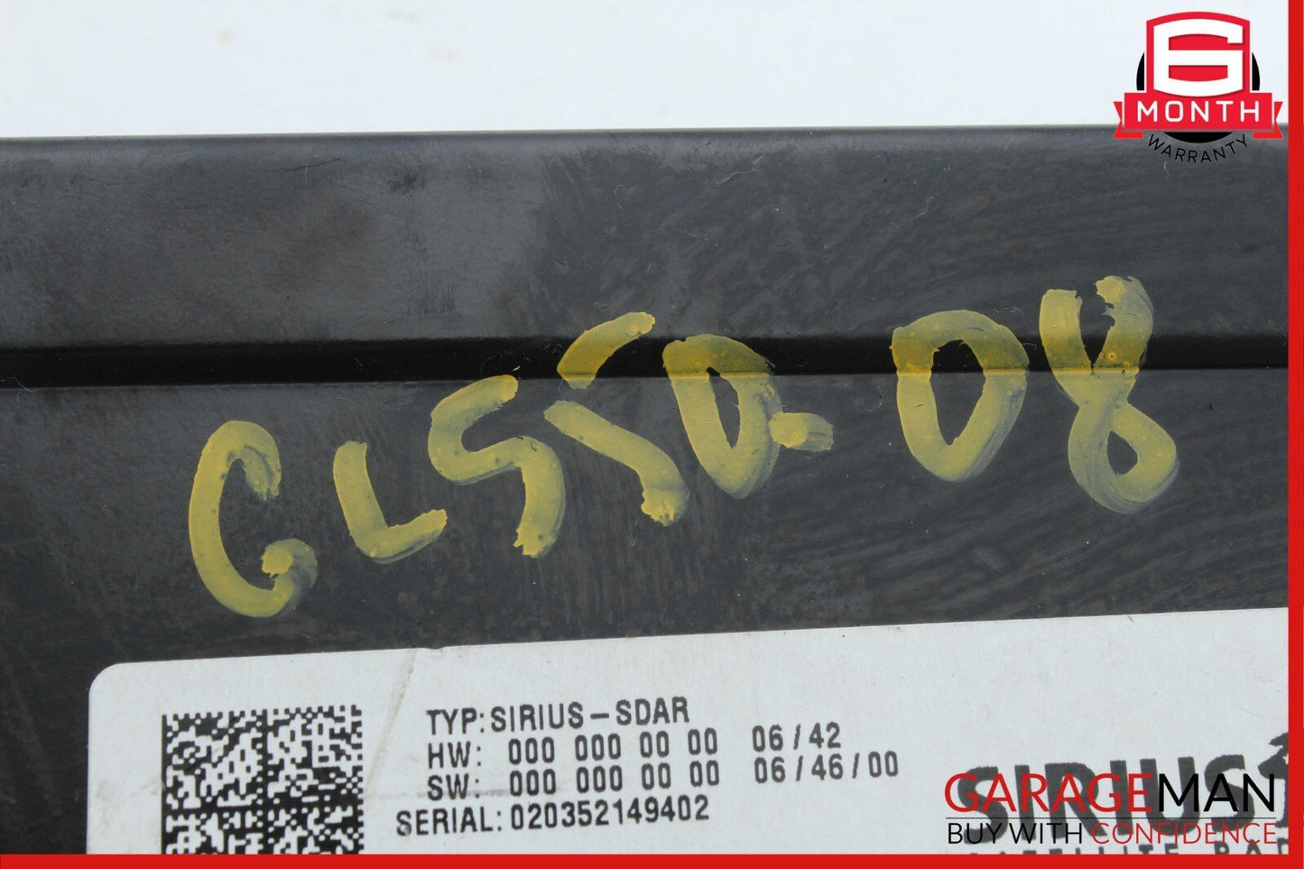 03-09 Mercedes X164 GL550 GL450 4Matic Sirius Satellite Radio Receiver OEM