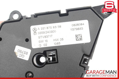 07-14 Mercedes W221 S500 CL550 S550 Front Right Side Seat Control Switch OEM