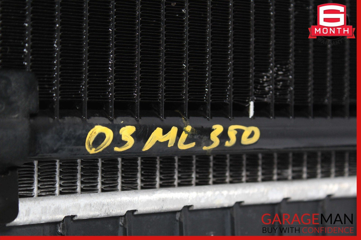 98-03 Mercedes W163 ML320 Engine Cooling Radiator AC A/C Condenser OEM