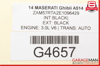 14-17 Maserati Ghibli Gauge Dash Speedometer Cover Trim Pad OEM