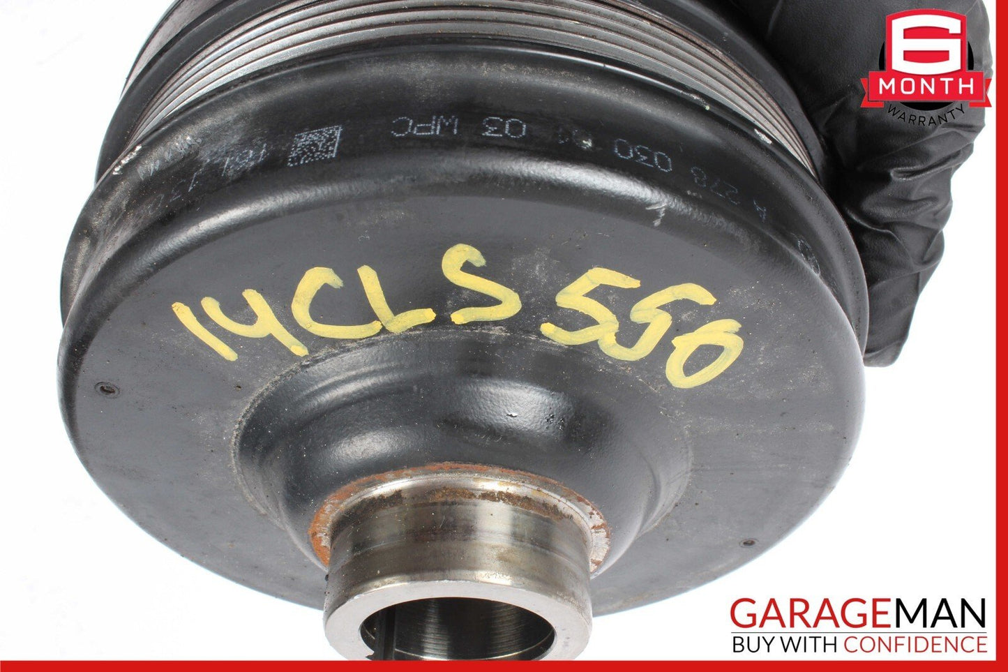 12-20 Mercedes W218 CLS550 SL550 CLS63 Crank Shaft Pulley Harmonic Dampener OEM