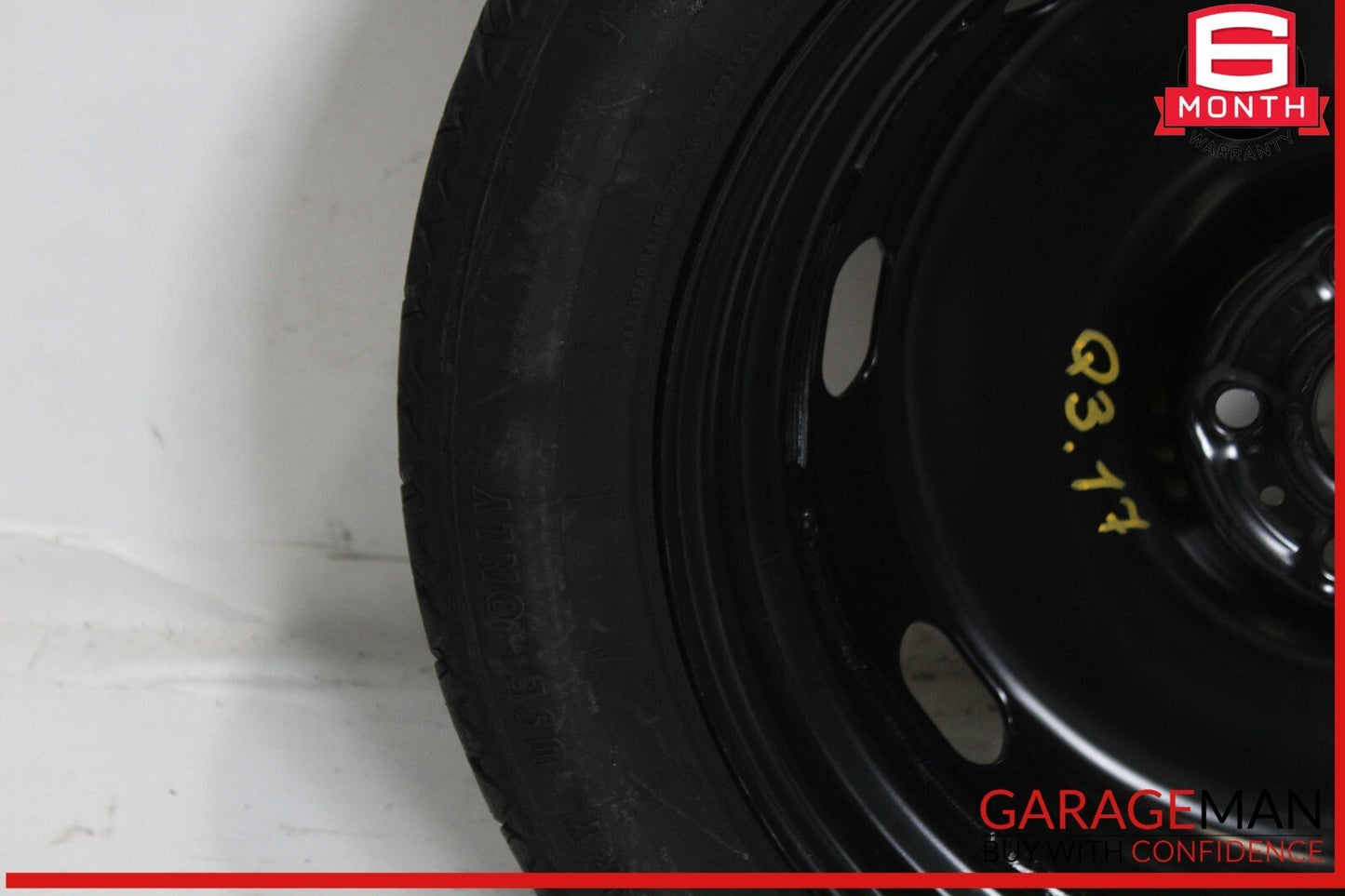 17-19 Audi Q3 Emergency Spare Tire Wheel Donut Rim R18 OEM