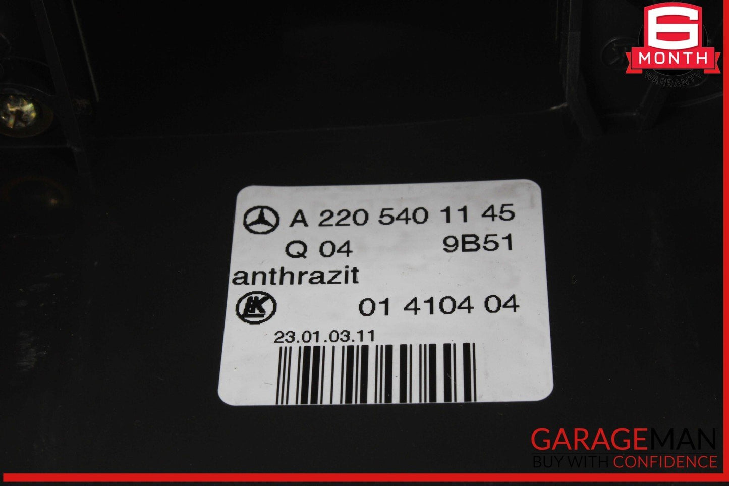 00-06 Mercedes W220 S55 AMG Steering Column Control Switches Assembly Black OEM