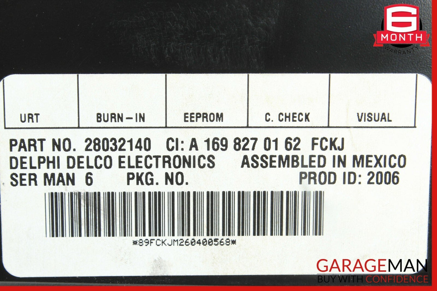 03-08 Mercedes W203 C230 Sirius Satellite Radio Receiver 1698270162 OEM