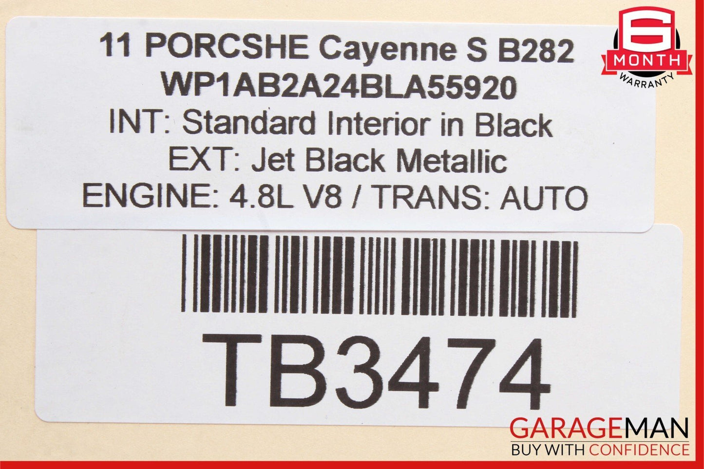 11-17 Porsche Cayenne 958 Front Right Passenger Side Door Lock Latch Actuator