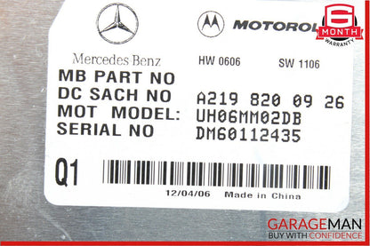 06-09 Mercedes W211 E350 SL65 AMG CLS350 Communication Control Module Unit Q1