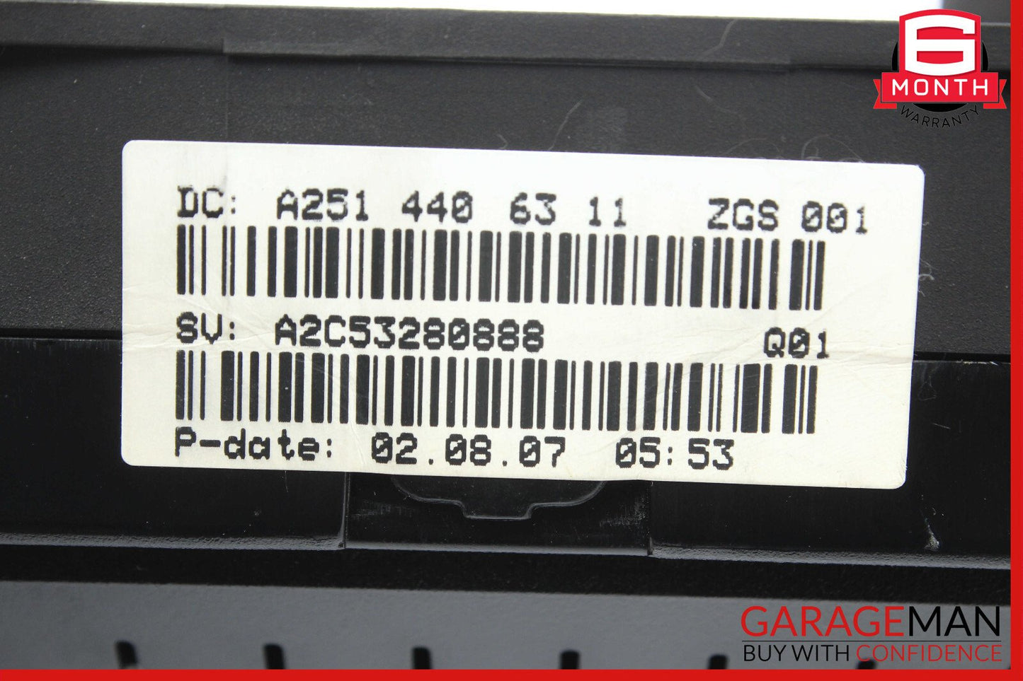 08-13 Mercedes W251 R350 R500 Instrument Cluster Speedometer 2514406311 OEM