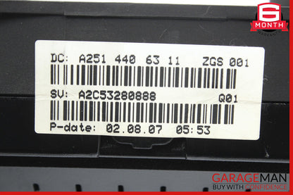 08-13 Mercedes W251 R350 R500 Instrument Cluster Speedometer 2514406311 OEM
