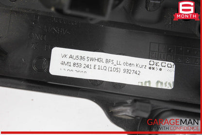 17-19 Audi Q7 Engine Start Stop Ignition Control Switch w/ Trim 4M1853241E OEM