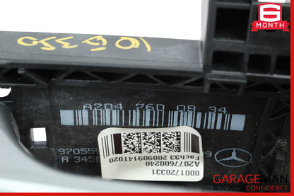 10-13 Mercedes W207 E350 E550 Coupe Right Exterior Door Handle Silver OEM