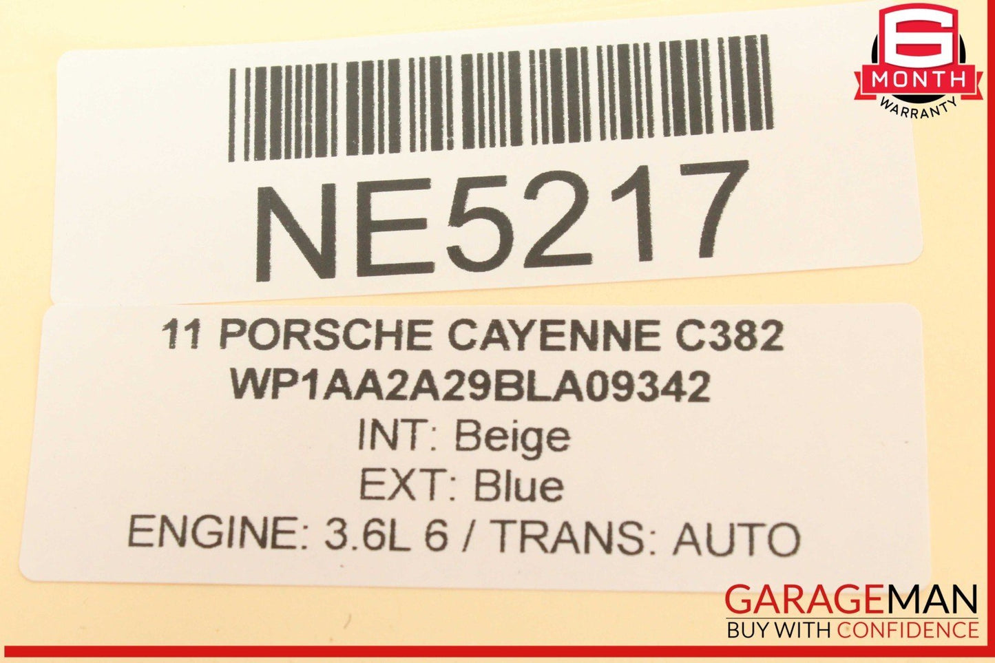 11-16 Porsche Cayenne 958 Front Right Passenger Side Seat Memory Control Switch