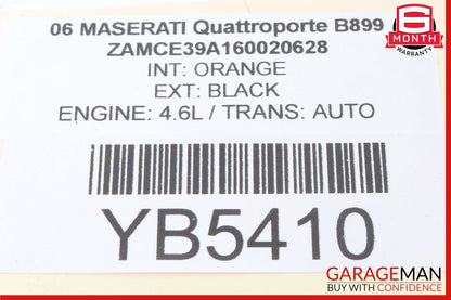 03-13 Maserati Quattroporte M139 Front Right Side Exterior Door Handle OEM