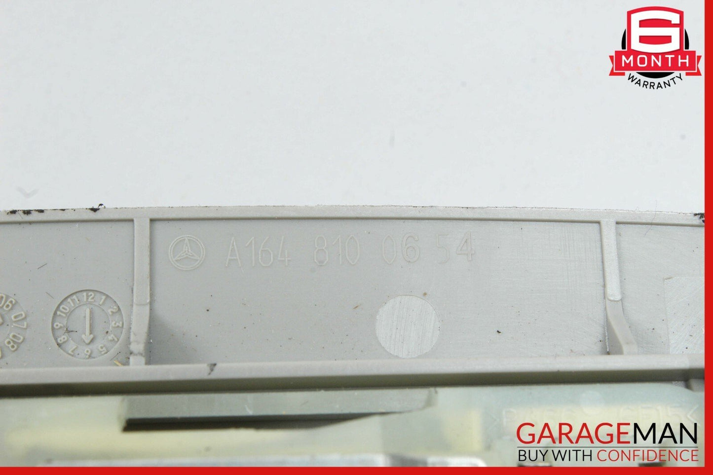 06-12 Mercedes W164 ML350 GL450 Rear Right Side Roof Grab Handle Gray OEM