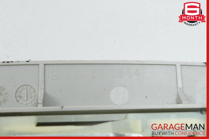 06-12 Mercedes W164 ML350 GL450 Rear Right Side Roof Grab Handle Gray OEM
