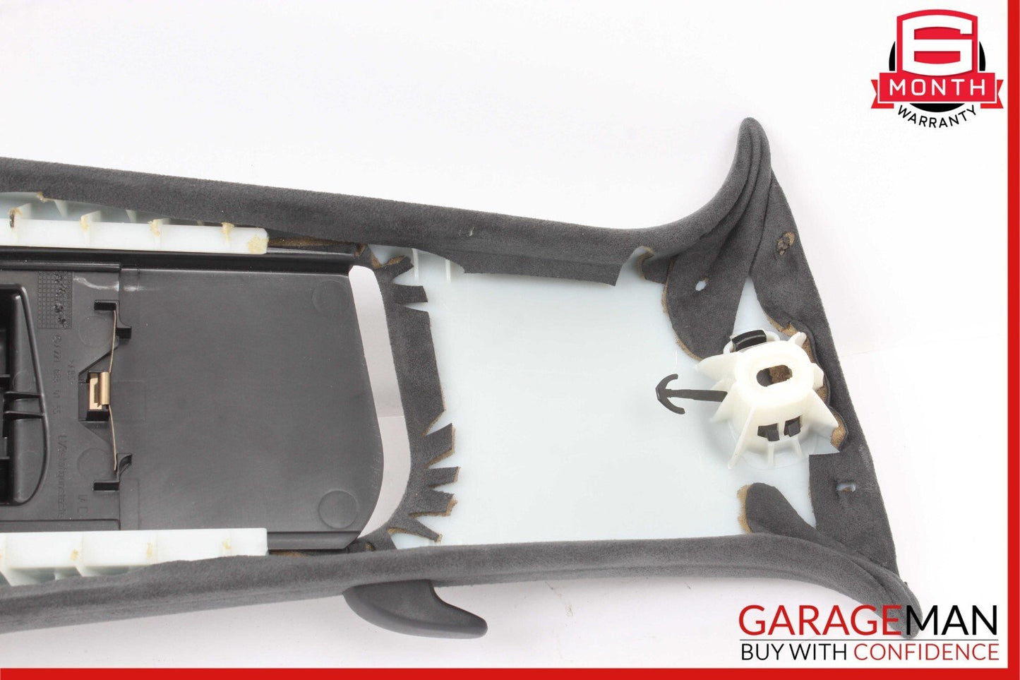 07-13 MERCEDES S63 AMG LEFT DRIVER SIDE B PILLAR TRIM COVER BLACK OEM