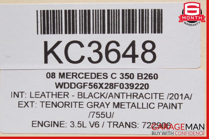 08-11 Mercedes W204 C350 C300 Tire Pressure Monitoring System TPMS Receiver OEM