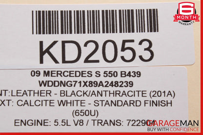07-14 Mercedes W221 S550 S600 CL600 Front Right Side Seat Control Switch Set
