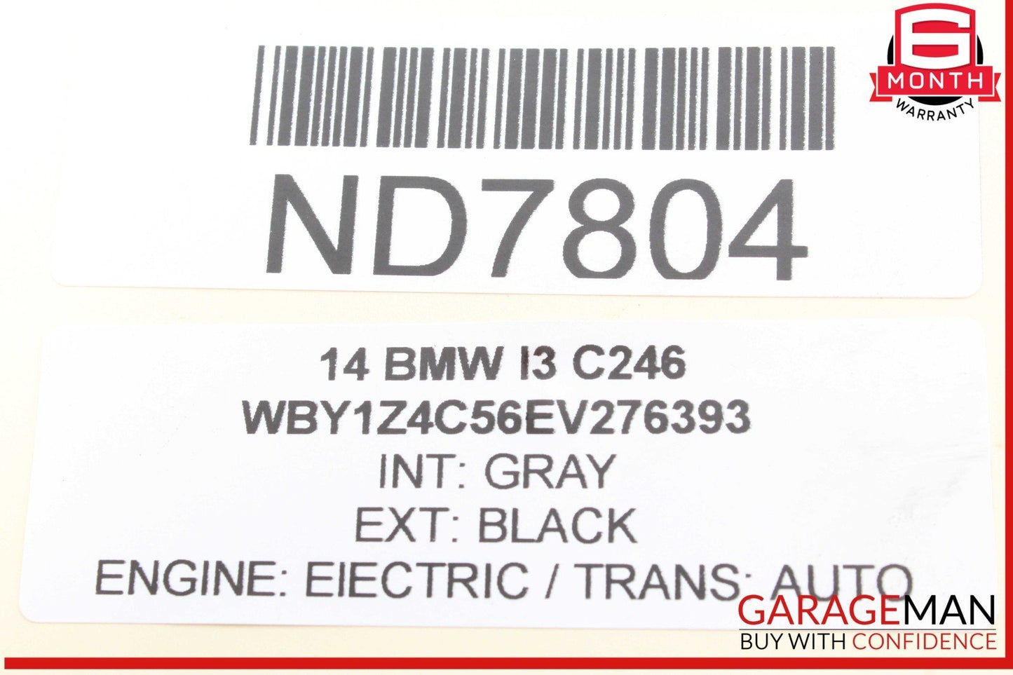14-21 BMW i3 I01 Hybrid Rear Left Driver Side Control Arm 6852269 OEM