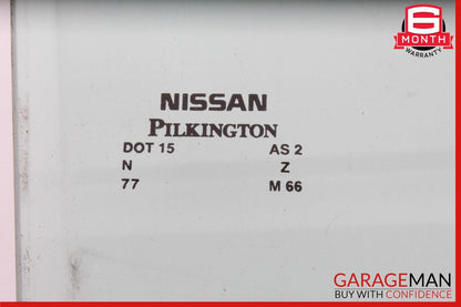 13-24 Nissan Leaf Rear Right Passenger Side Door Window Glass OEM 823003NF1A