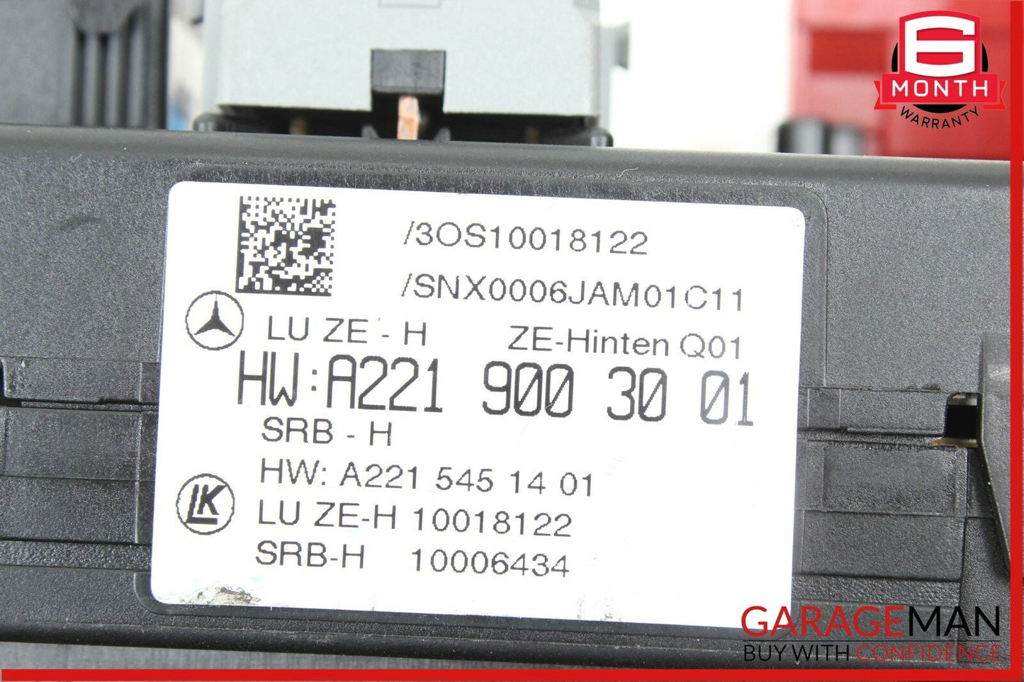 10-13 Mercedes W221 S400 S550 S63 AMG Rear Sam Fuse Relay Box Control Module OEM