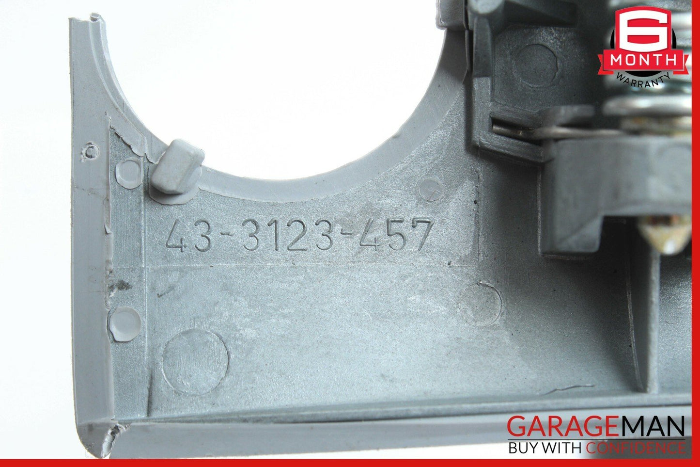 01-09 Mercedes W203 C230 C320 Front Top Upper Rear View Mirror 433123457 Grey