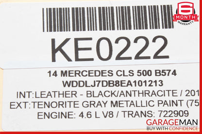 08-18 Mercedes W218 CLS500 E550 Rear Right Side Door Control Module Unit OEM