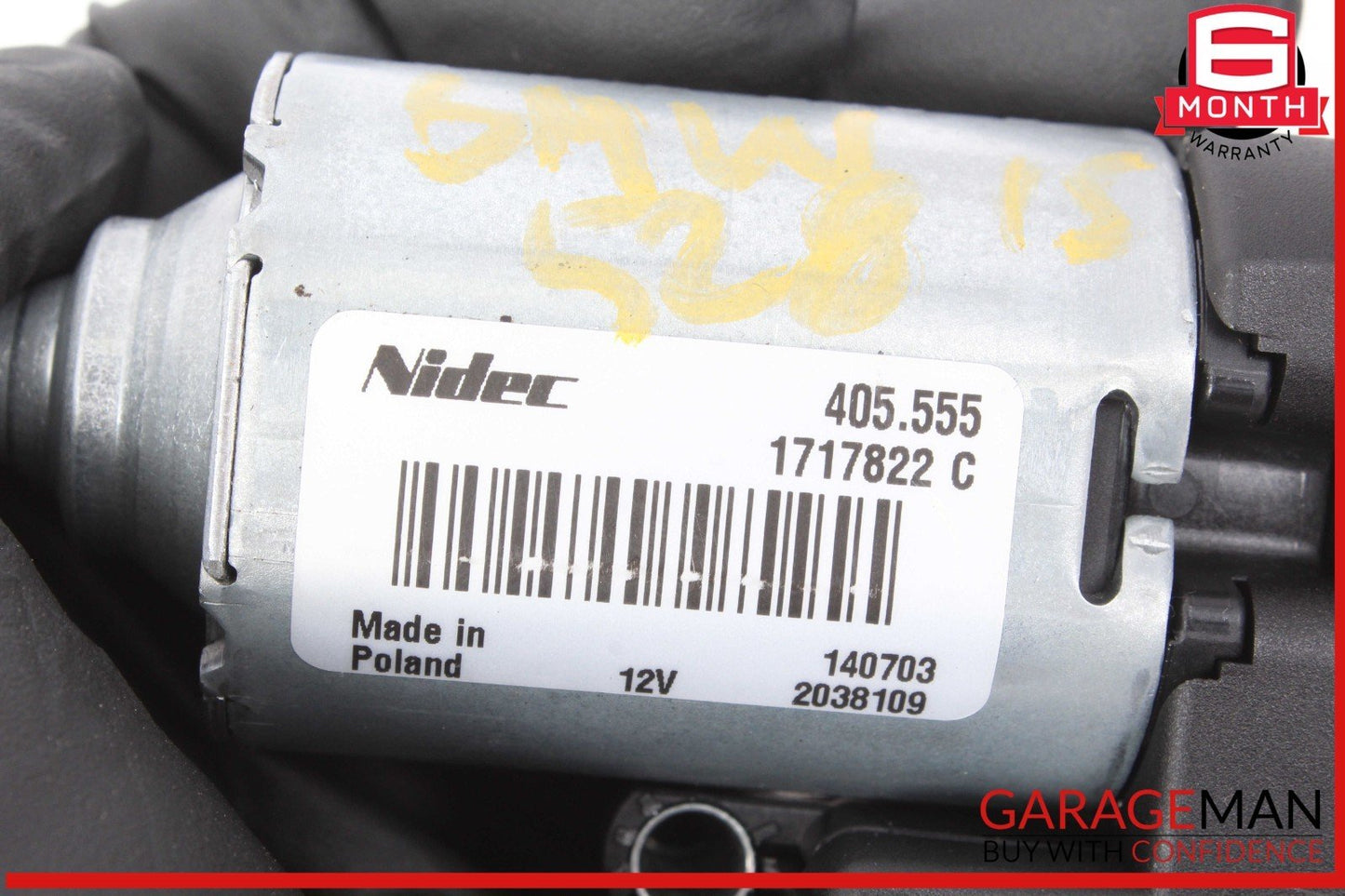 11-16 BMW 528i 535i 550i F10 Panoramic Sun Roof Sunroof Moon Roof Motor OEM