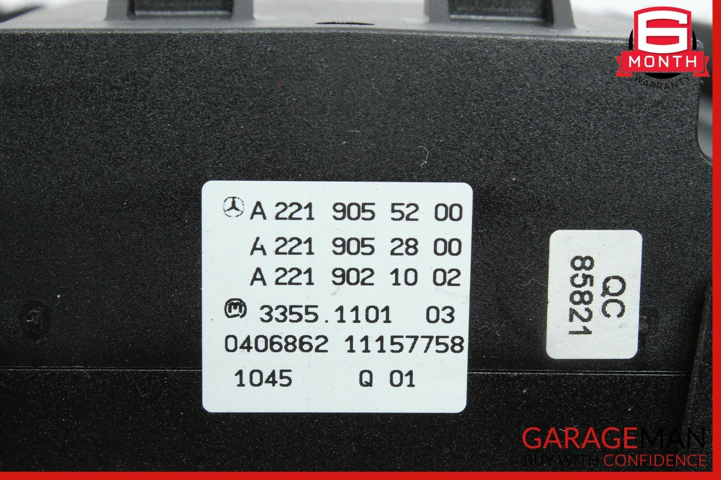 10-13 Mercedes W221 S400 S550 CL550 A/C AC Heater Climate Control Switch Module