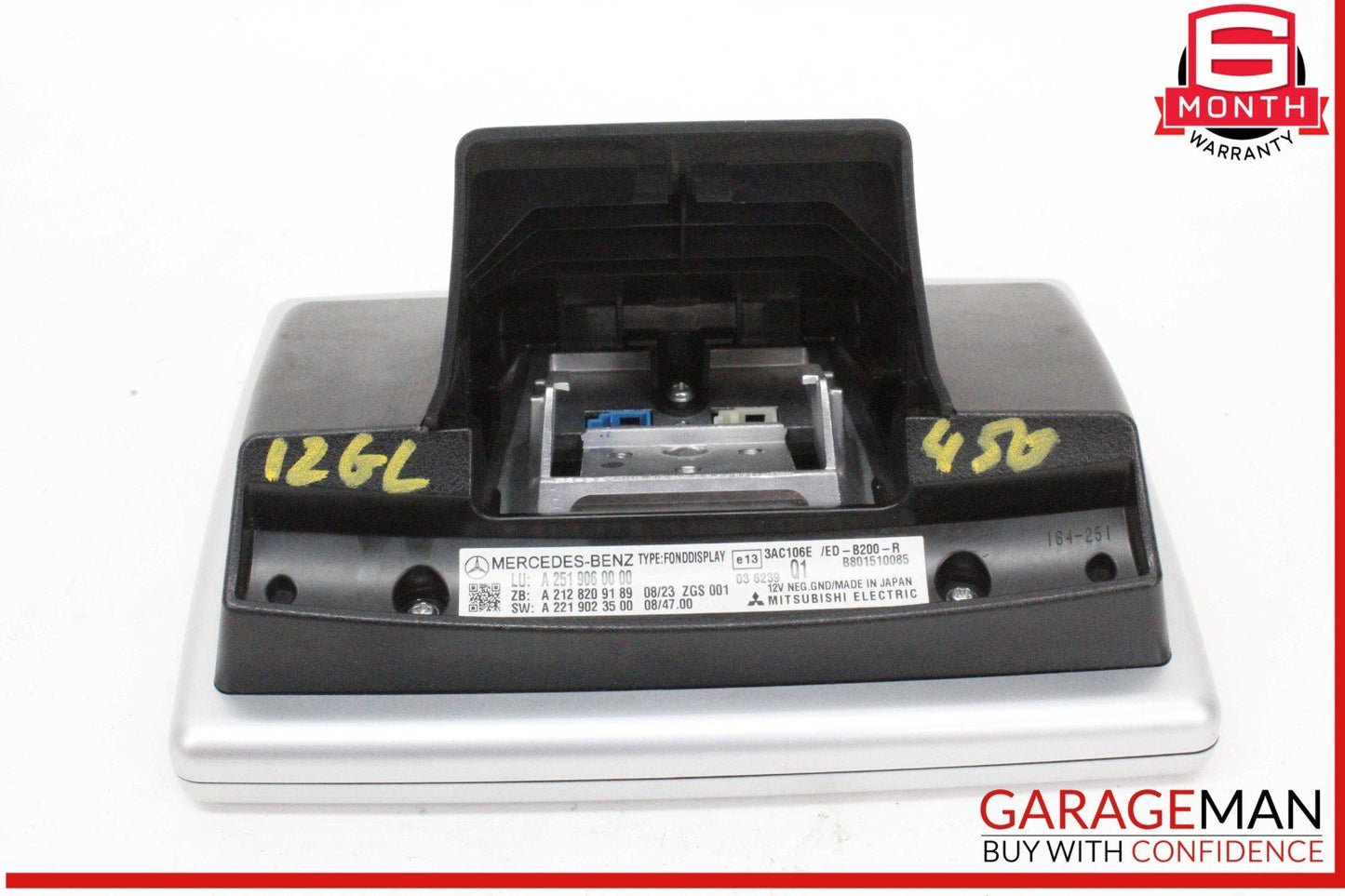 09-13 Mercedes X164 GL450 4MATIC Left or Right Side Headrest Screen Monitor OEM