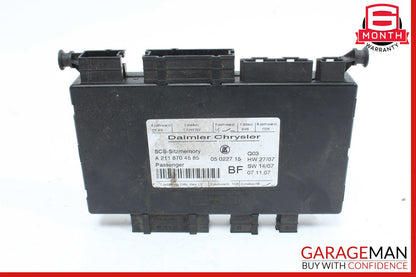 03-12 Mercedes W211 E350 E550 GL550 Seat Control Module Front Right OEM