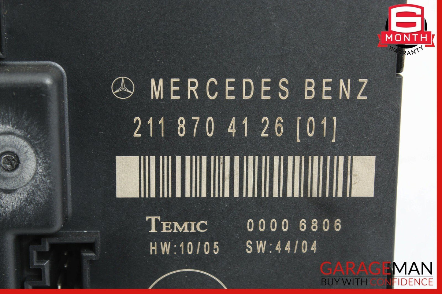 03-09 Mercedes W211 E550 E350 E63 AMG Rear Right Side Door Control Module Unit